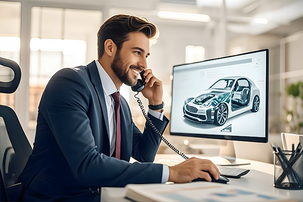 في خدمة المبيعات